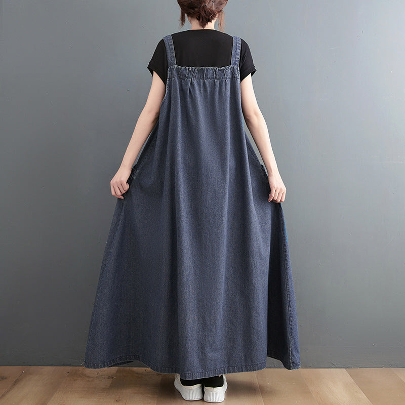 Loose Denim  Jumper Dress