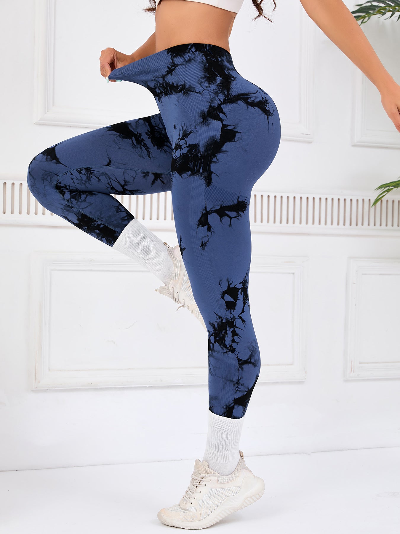 High-Waisted Seamless Stretch Leggings