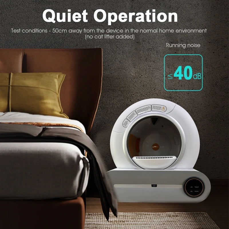 65L Capacity Self-Cleaning Smart Cat Litter Box