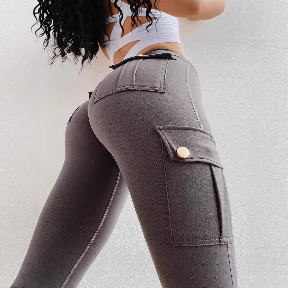 Women's High-Waisted Cargo Leggings