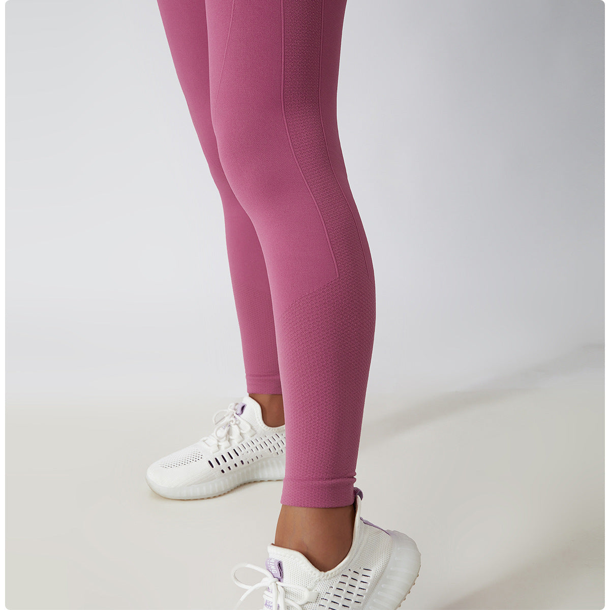 High-Waisted Seamless Fitness Leggings