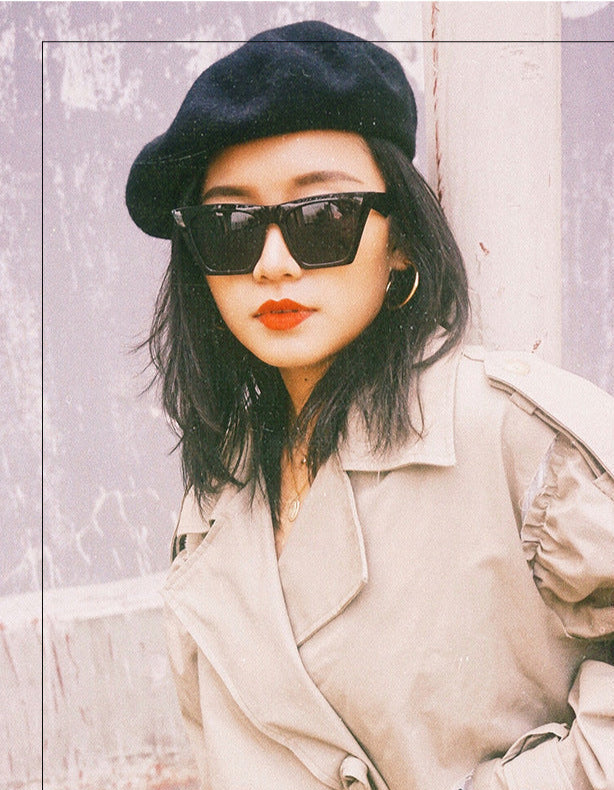 Cat-Eye Oversized Sunglasses