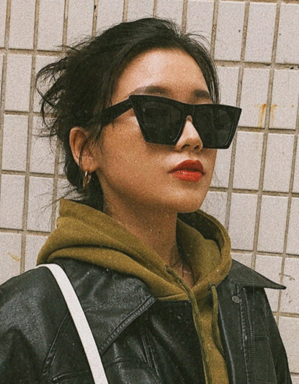 Cat-Eye Oversized Sunglasses