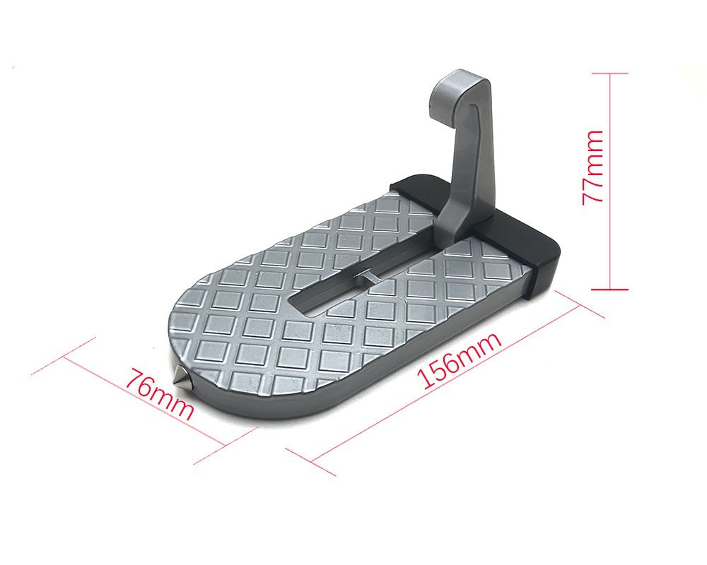 2-in-1 Folding Car Door Latch Hook Step, Rooftop Access Pedal