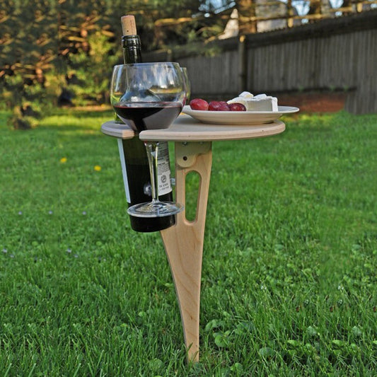 Portable Outdoor Folding Wine Table