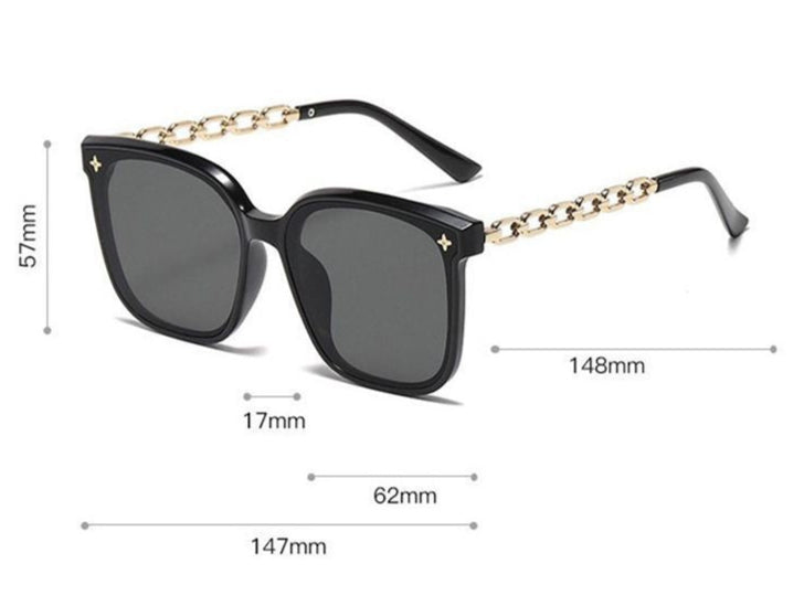 Oversized Square Sunglasses