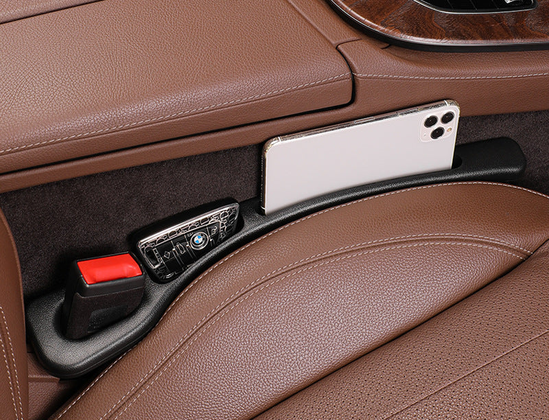 Universal Car Seat Gap Filler with Storage Compartiment for Phone and Keys