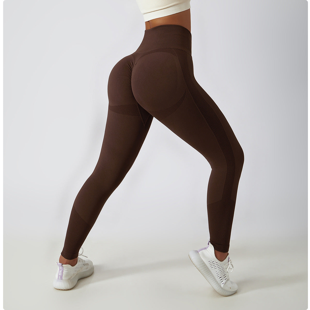 High-Waisted Seamless Fitness Leggings