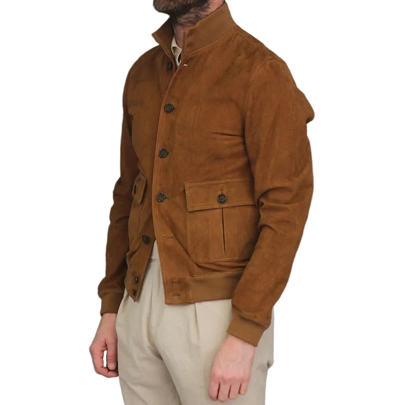 Men's Slim-Fit Bomber Jacket