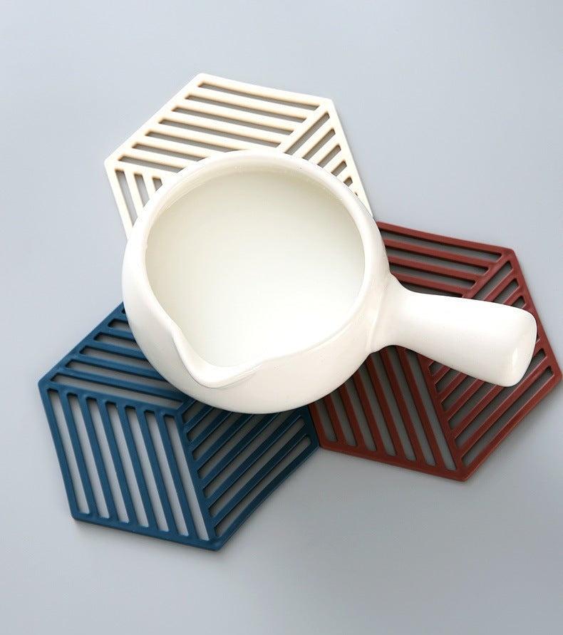 Non-Slip Heat-Resistant Trivet, Collapsible Hot Pad