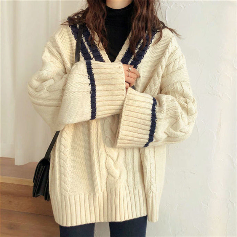 Oversized Cable Knit Sweater