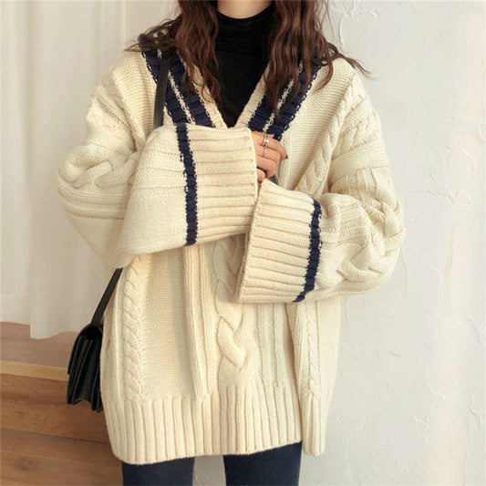 Oversized Cable Knit Sweater