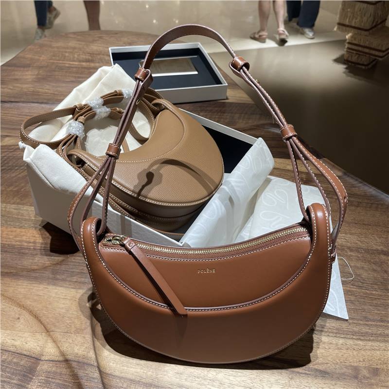 Polène Numéro Dix Bag in Textured Italian Calf Leather