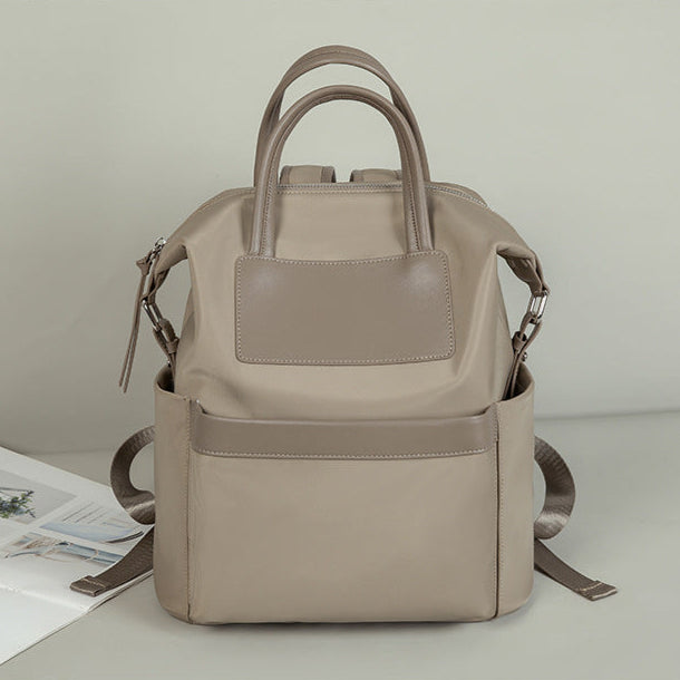 Oxford Travel Convertible Backpack Tote for Women