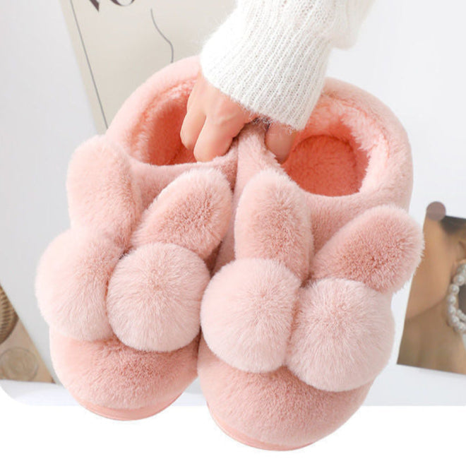 Fluffy Bunny Slippers