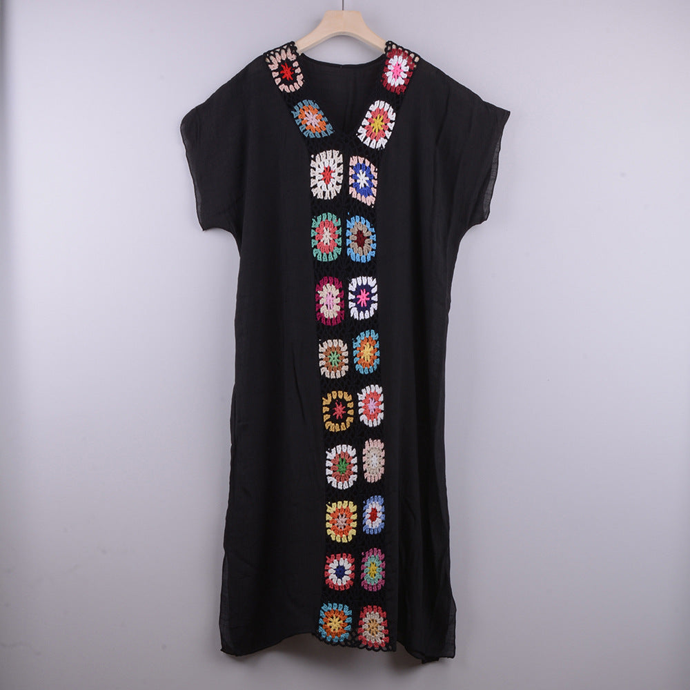 Caftan-Style Boho Beach Cover-Up