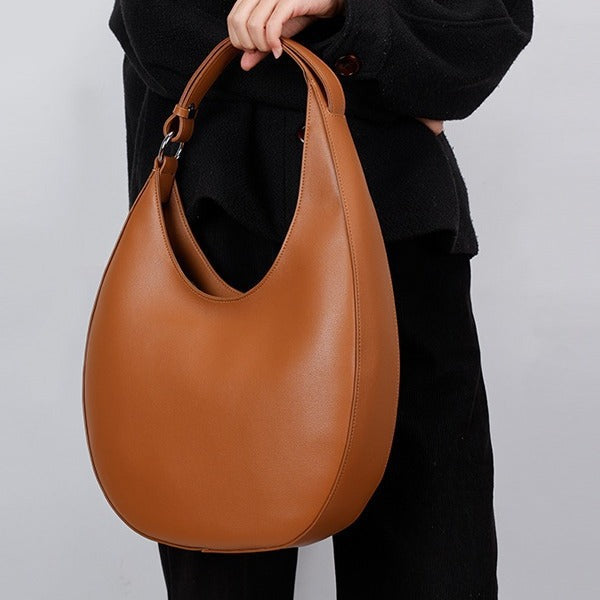 Genuine Leather Underarm Shoulder Bag