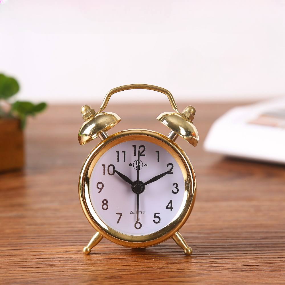 Twin-Bell Mechanical Alarm Clock