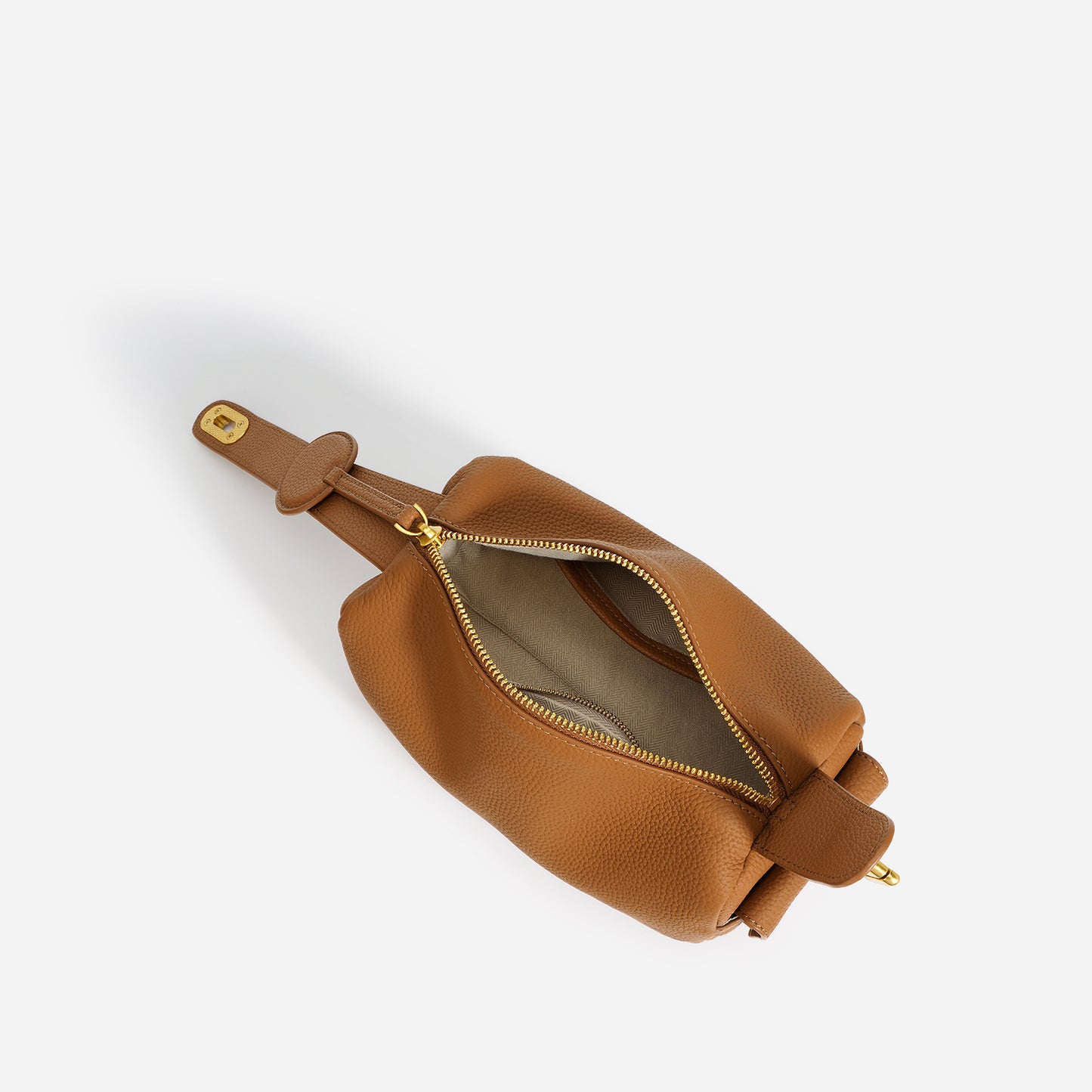 Genuine Cowhide Leather Boston Bag with Crossbody/Shoulder strap