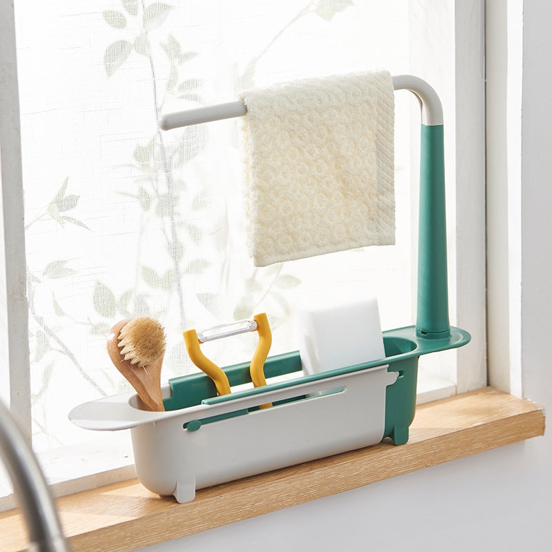 Telescopic Kitchen Sink Storage Rack