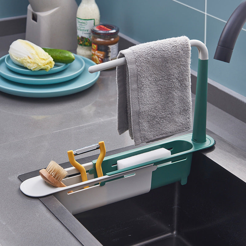 Telescopic Kitchen Sink Storage Rack