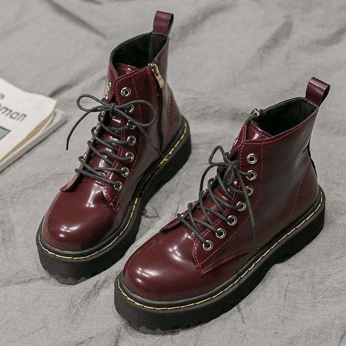 Women's Platform Combat Boots