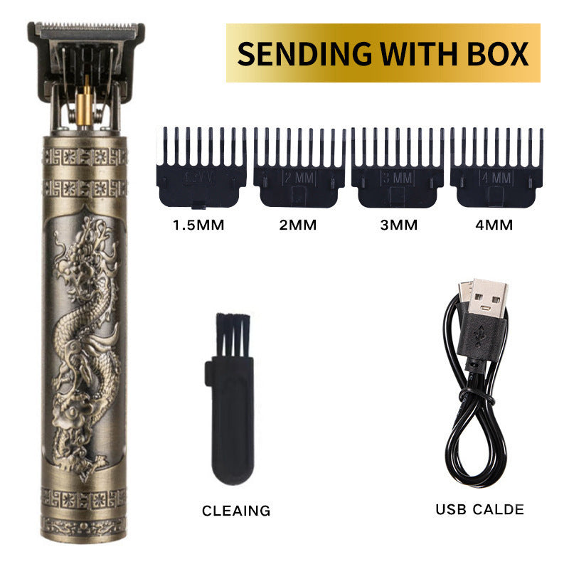 Professional Cordless Hair Clippers with LED Display