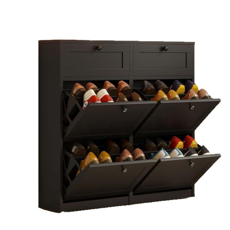 VOWNER 4 Flip Drawers Shoe Cabinet