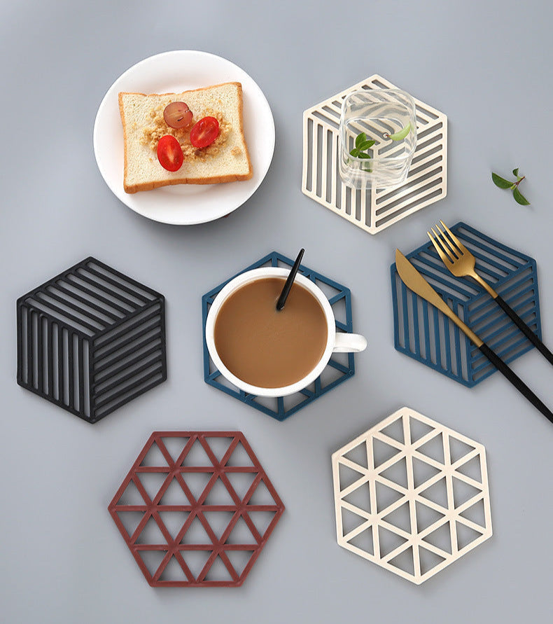 Non-Slip Heat-Resistant Trivet, Collapsible Hot Pad