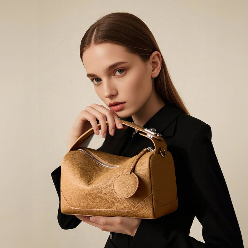 Top Layer Cowhide Genuine Leather Crossbody Bag