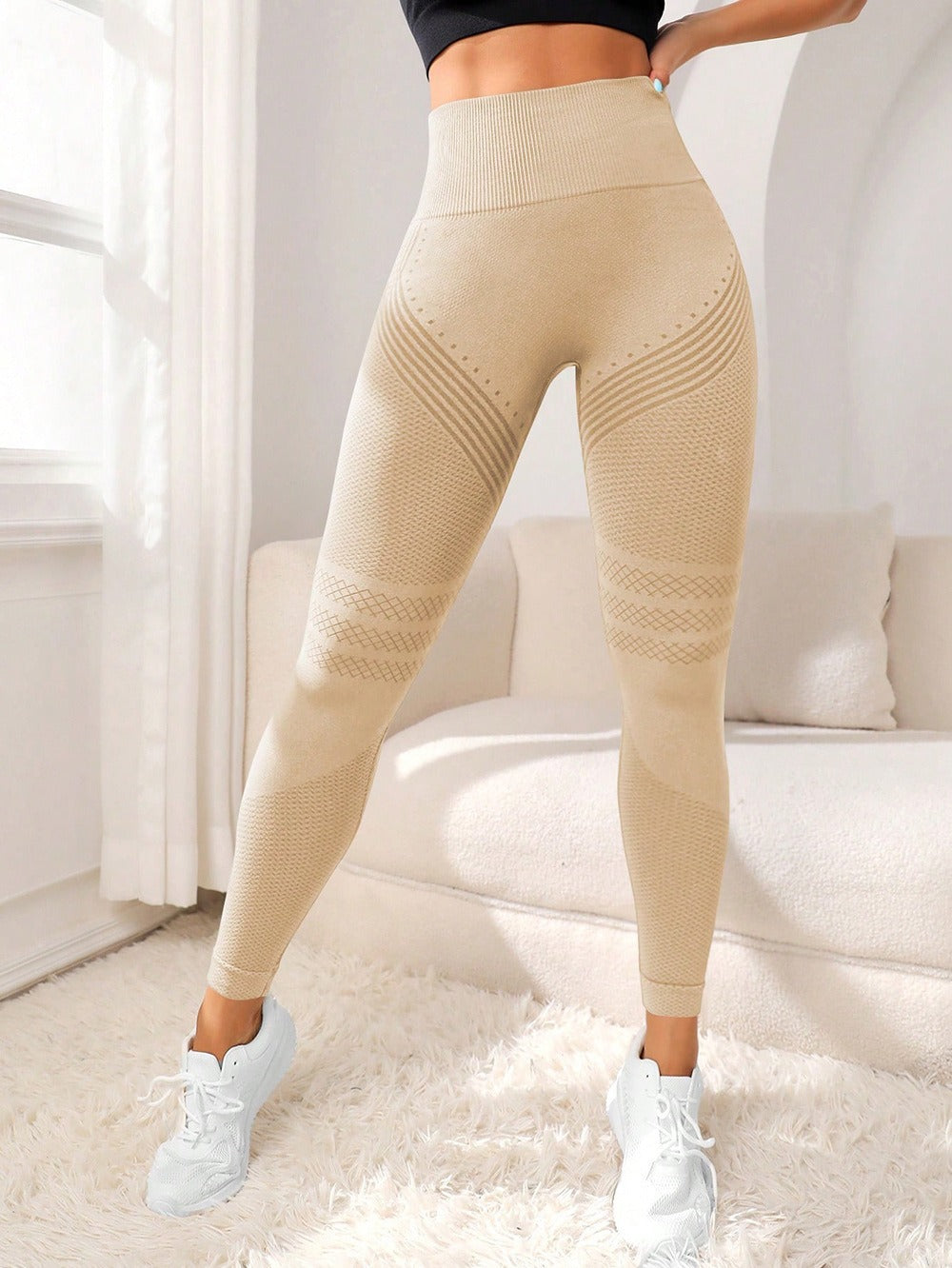 High-Waisted Seamless Butt-Lifting Gym Leggings