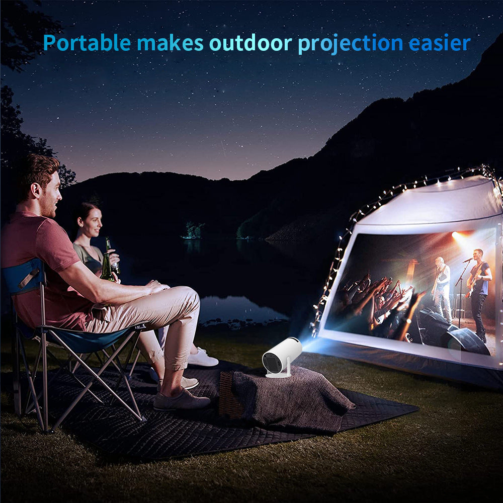 4K Ultra HD Android 12 HY300 Plus Portable Mini Projector with Bluetooth 5.0