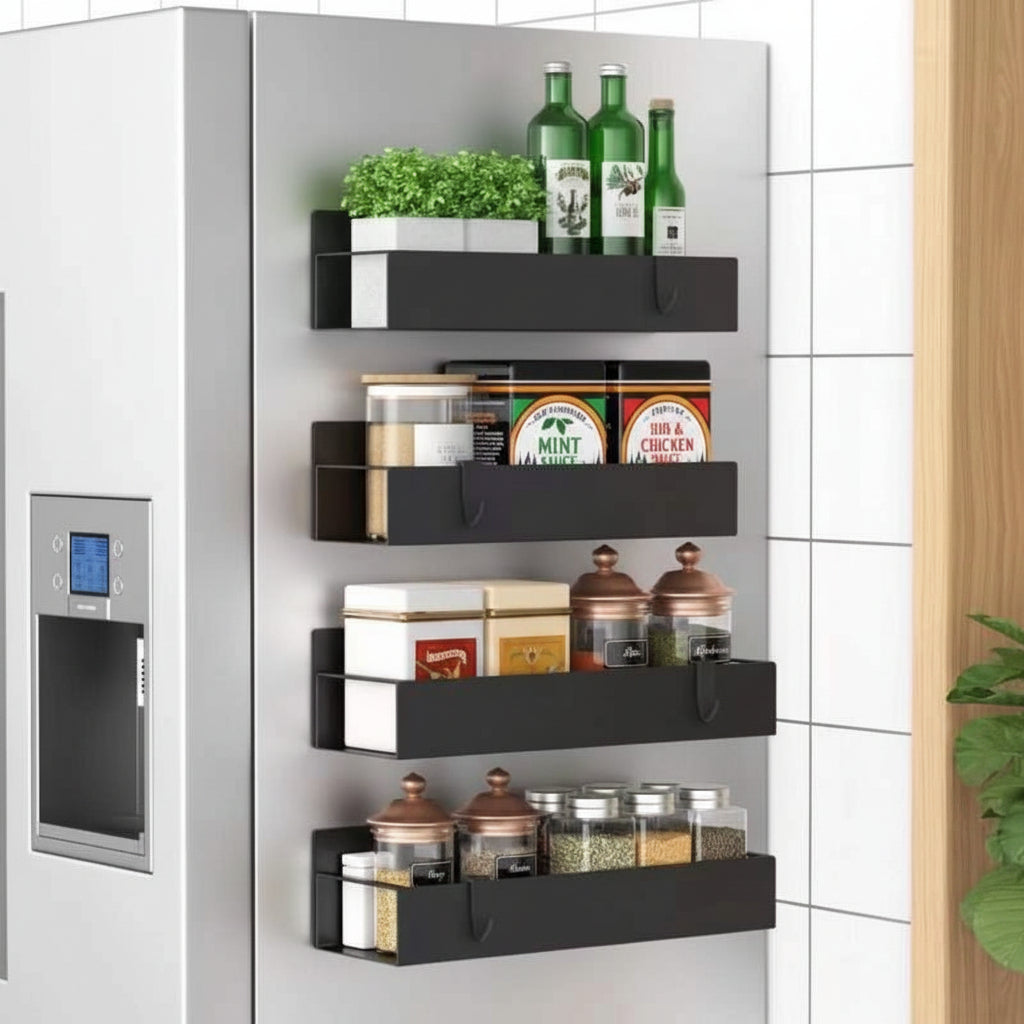Multifunction Magnetic Storage Rack with Hook – LAGEshop