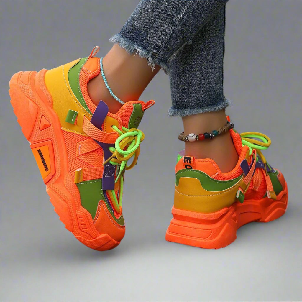 Lightweight Breathable Chunky Platform Sneakers