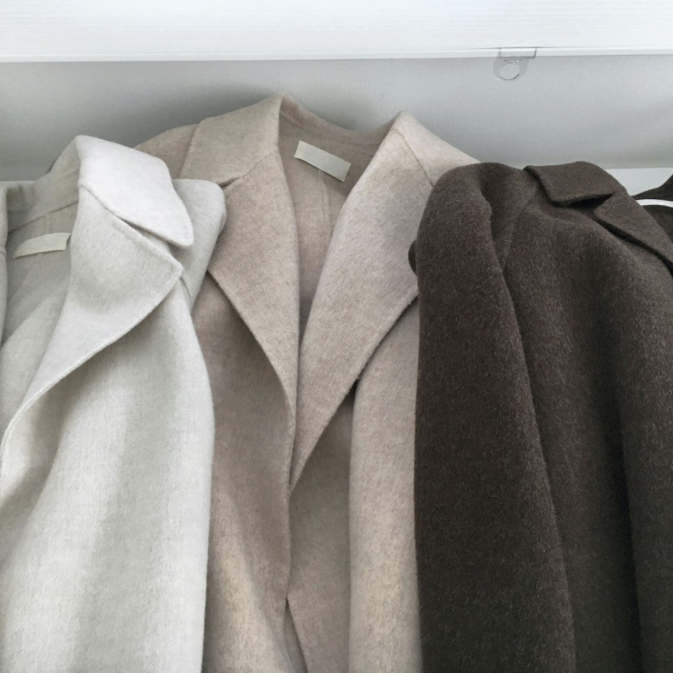 Wool Oversized Wrap Coat