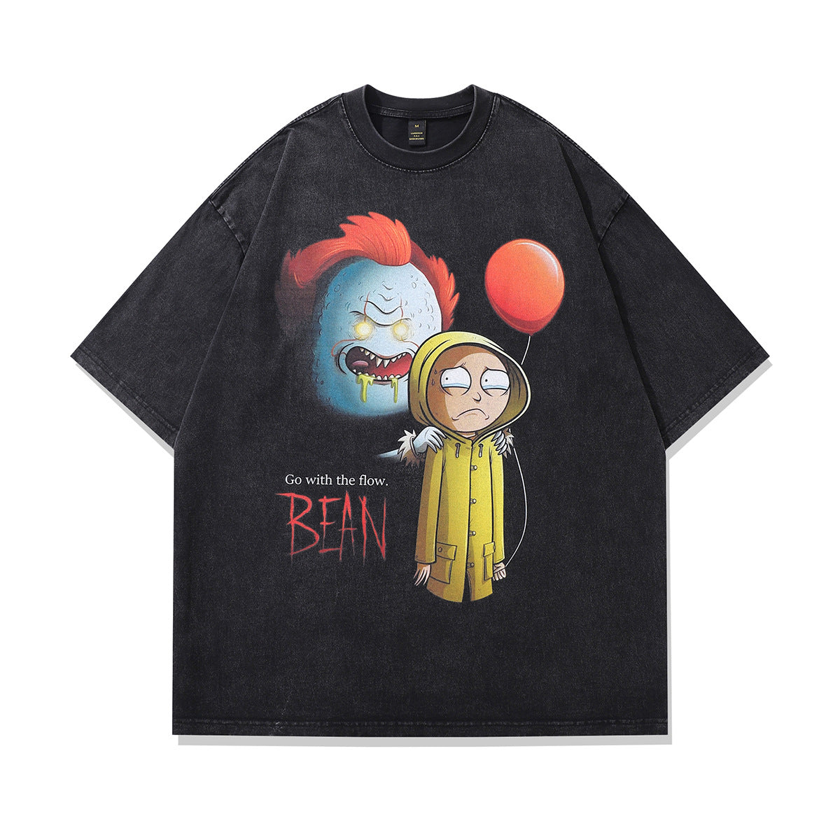 Oversized Vintage-Washed Graphic Tee