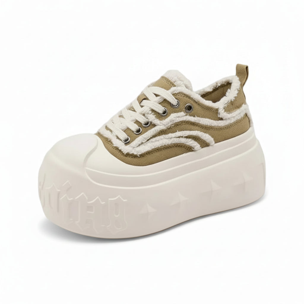 Women's 1807 Gothic Chunky Platform Canvas Sneakers