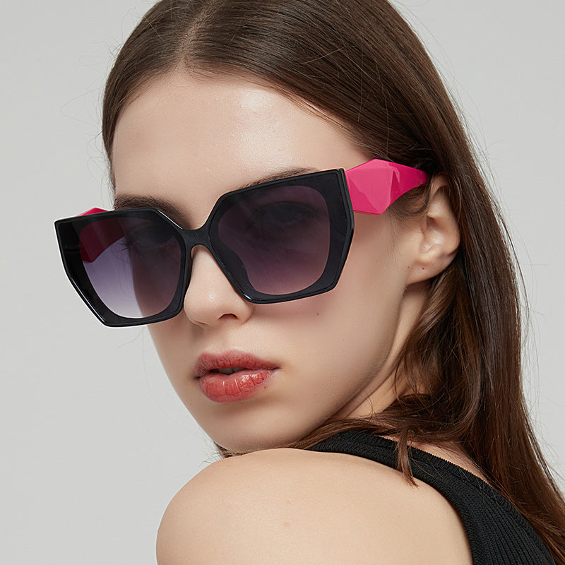 Oversized Square Cat-Eye Sunglasses
