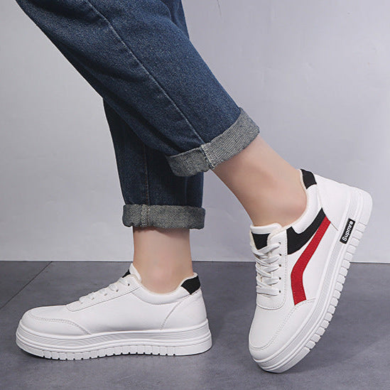 PU Leather Platform Sneakers