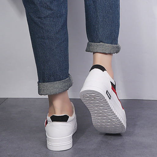 PU Leather Platform Sneakers