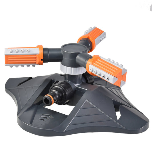 3-Arm 360° Rotating Garden Sprinkler