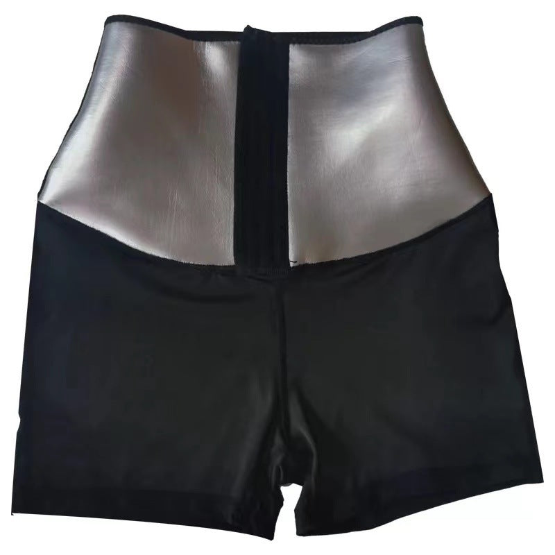 High-Waisted Shapewear Sweatshorts for Sauna, Yoga, Gym, Running, Casual Wear