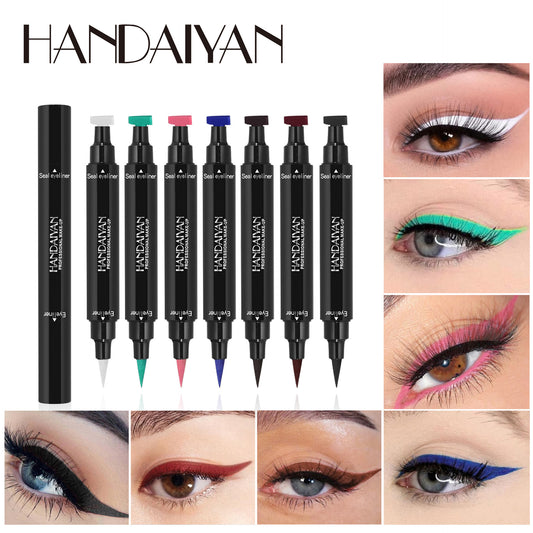 8 Color Dual-Ended Eyeliner Stamp