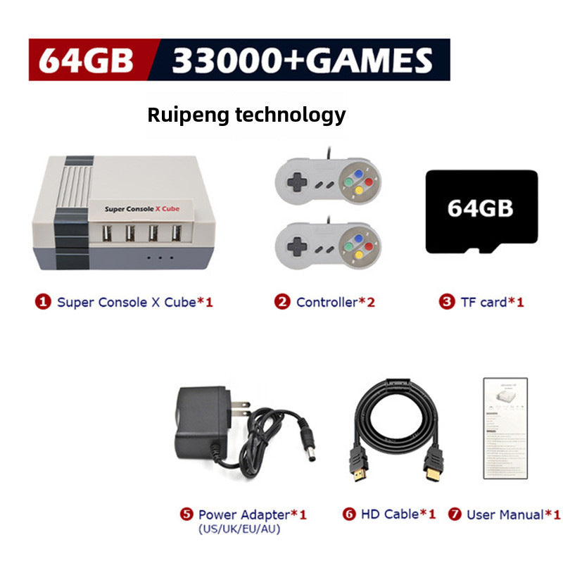 Super Console X Cube Built-In 50,000+ Games, Supports 50+ Emulators