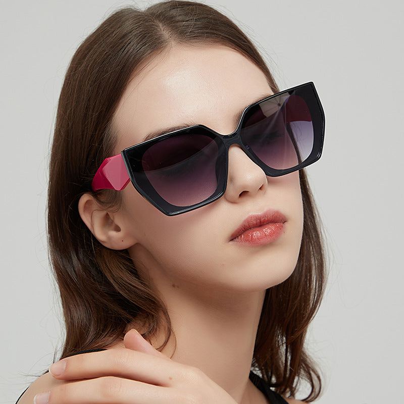 Oversized Square Cat-Eye Sunglasses