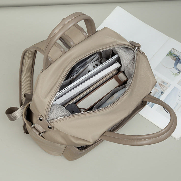 Oxford Travel Convertible Backpack Tote for Women