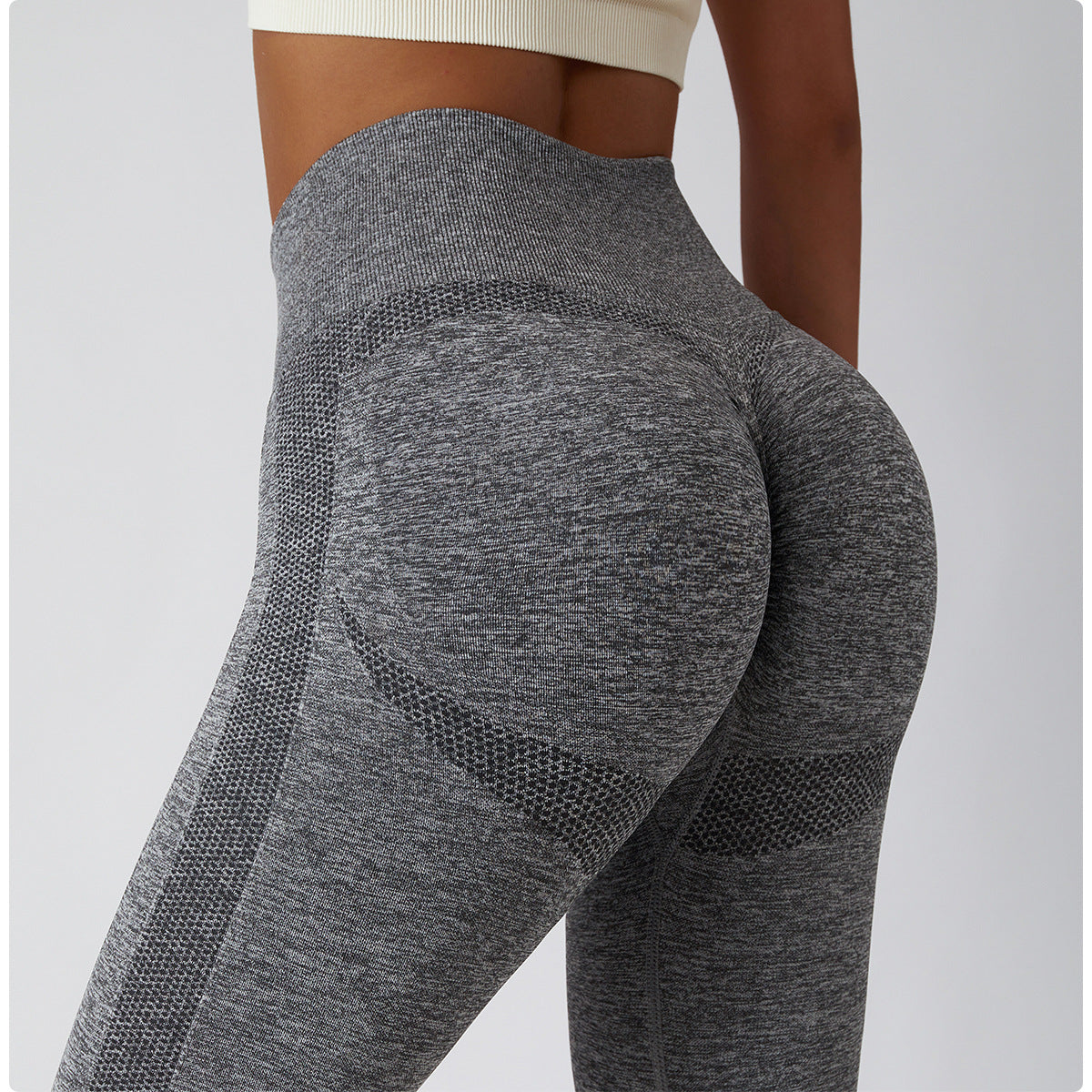 High-Waisted Seamless Fitness Leggings