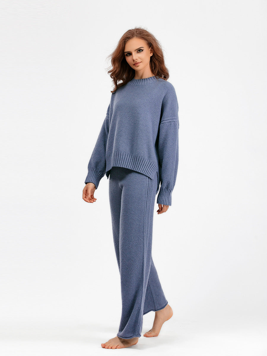 2-Piece Women's Knitted Sweater & Pants