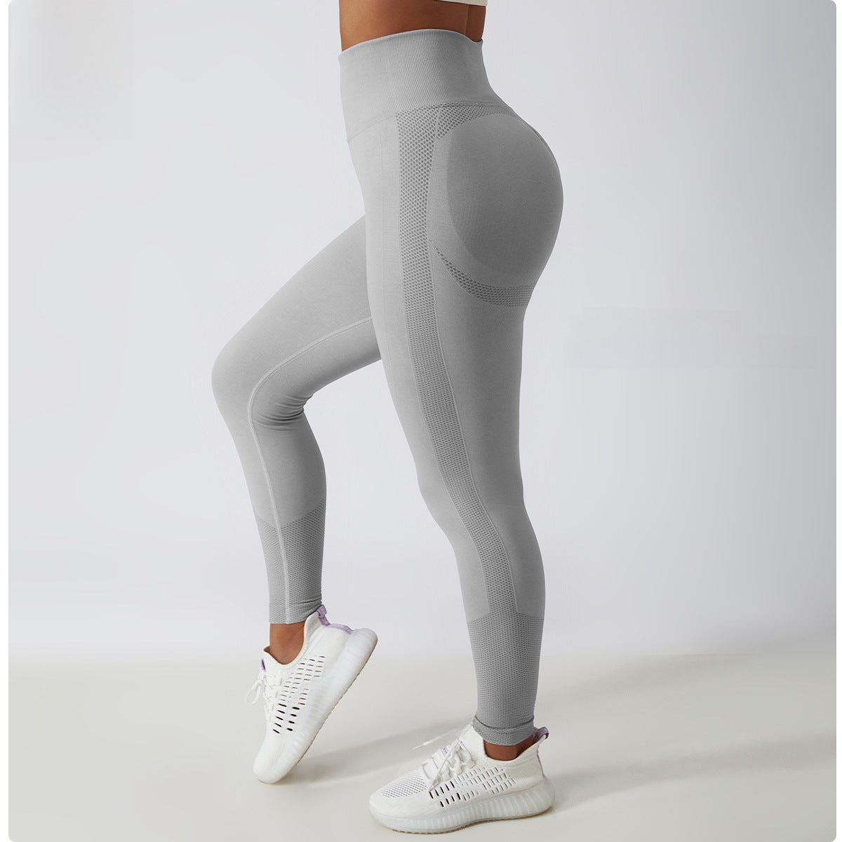 High-Waisted Seamless Fitness Leggings