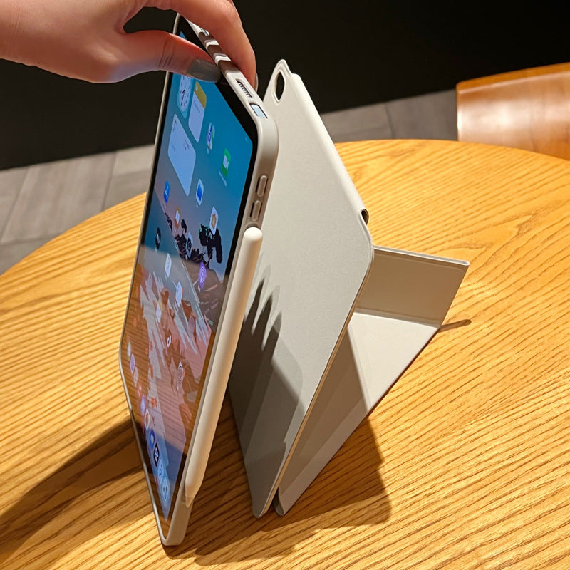 2-in-1 Folding Magnetic Protective Case with Multi-Angle Stand for iPad